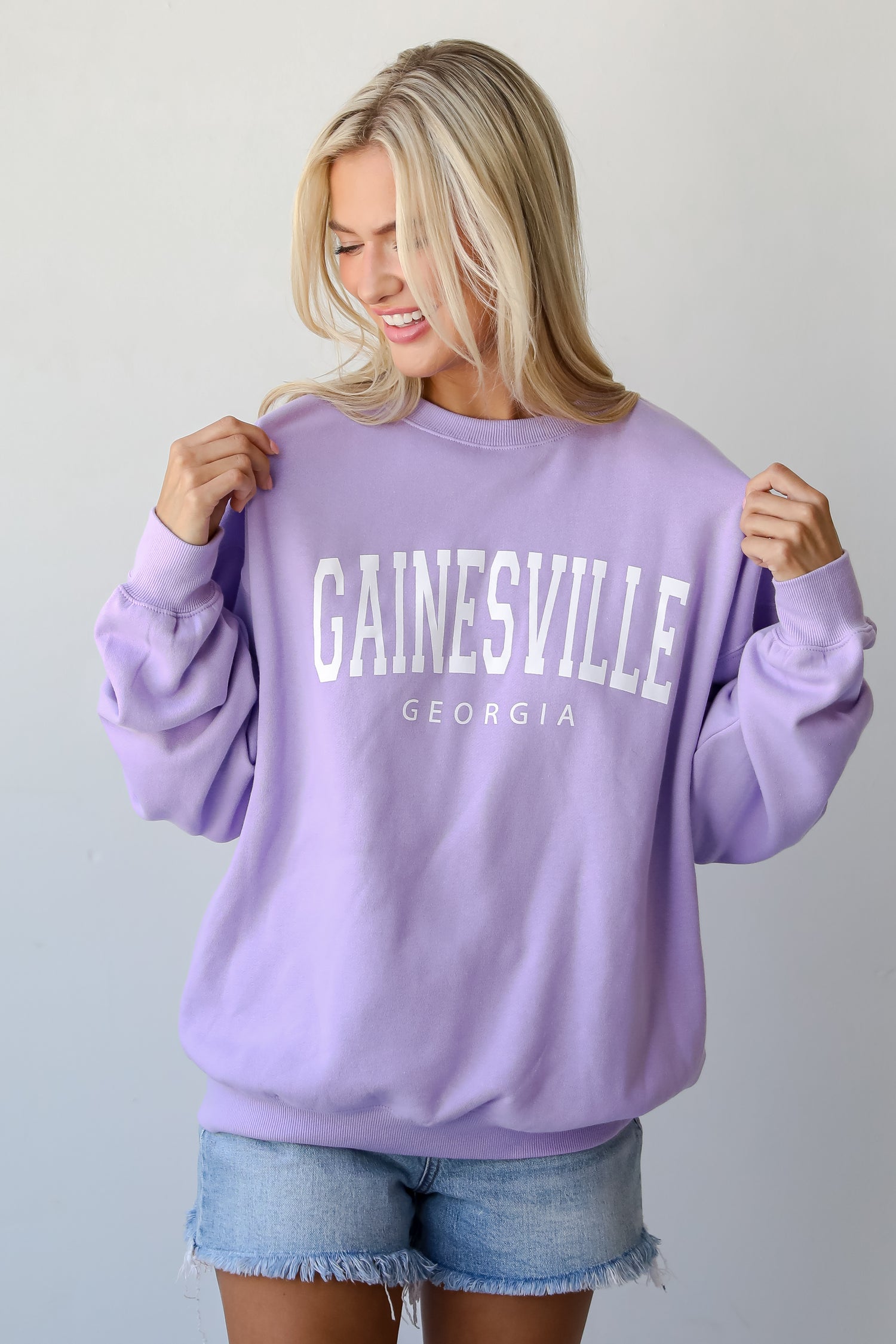 Lavender Gainesville Georgia Sweatshirt