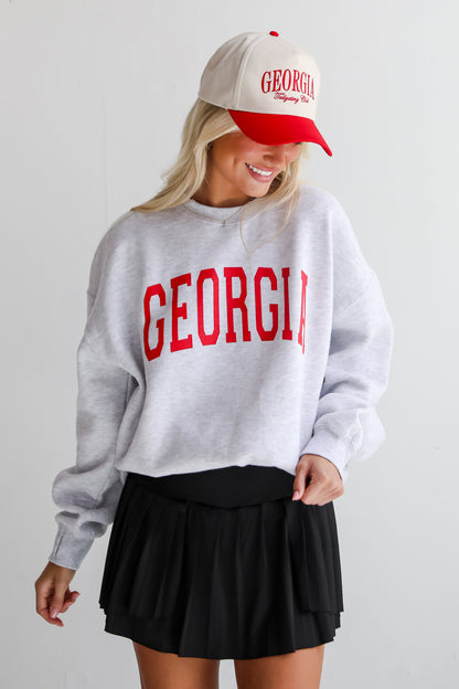 Heather Grey Georgia Sweatshirt