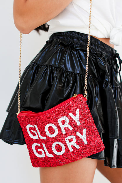 Glory Glory Beaded Crossbody Bag close up