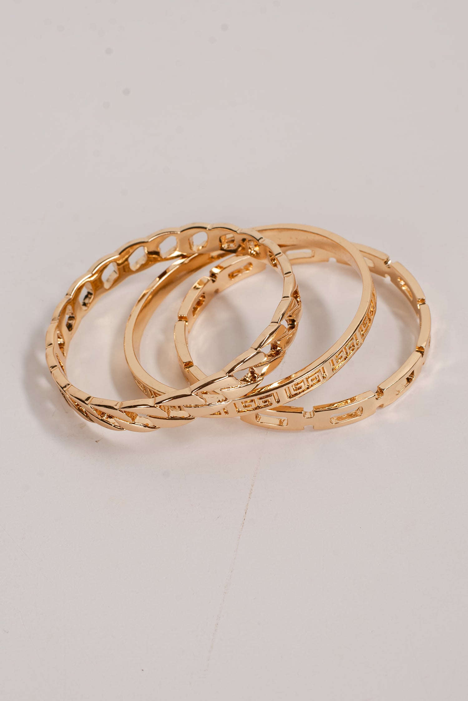 Olivia Gold Bangle Set