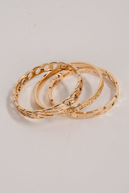Olivia Gold Bangle Set
