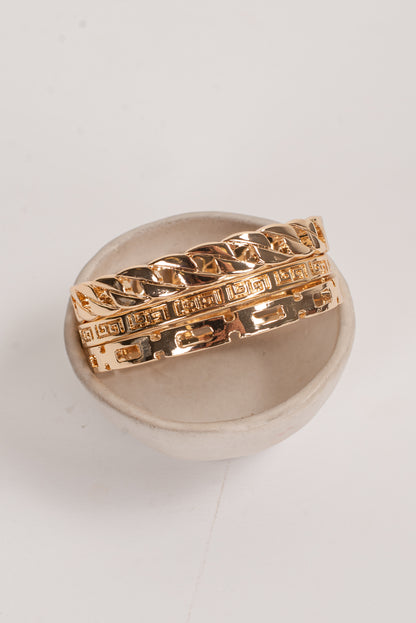 Olivia Gold Bangle Set