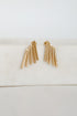 Ruth Gold Bar Stud Earrings