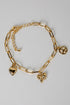 Avery Gold Charm Bracelet