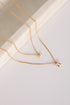 Gianna Gold Bow Charm Layered Necklace