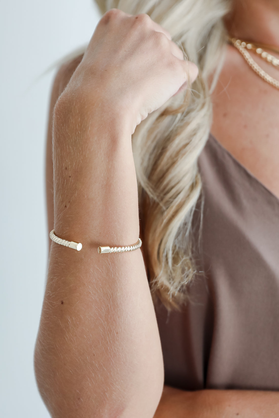 Mila Gold Cuff Bracelet