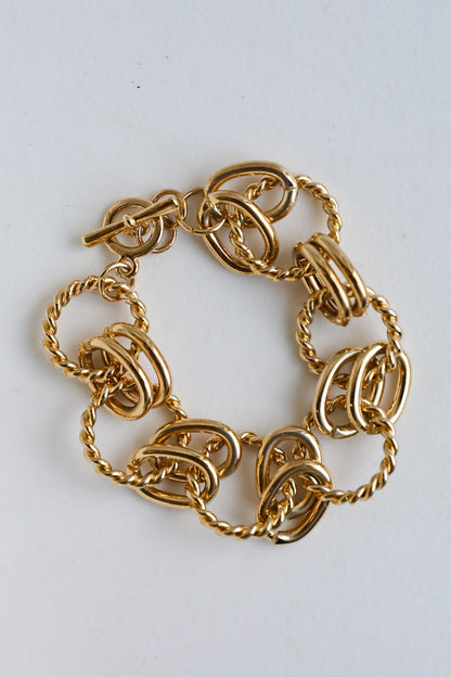 Claudia Gold Chainlink Bracelet