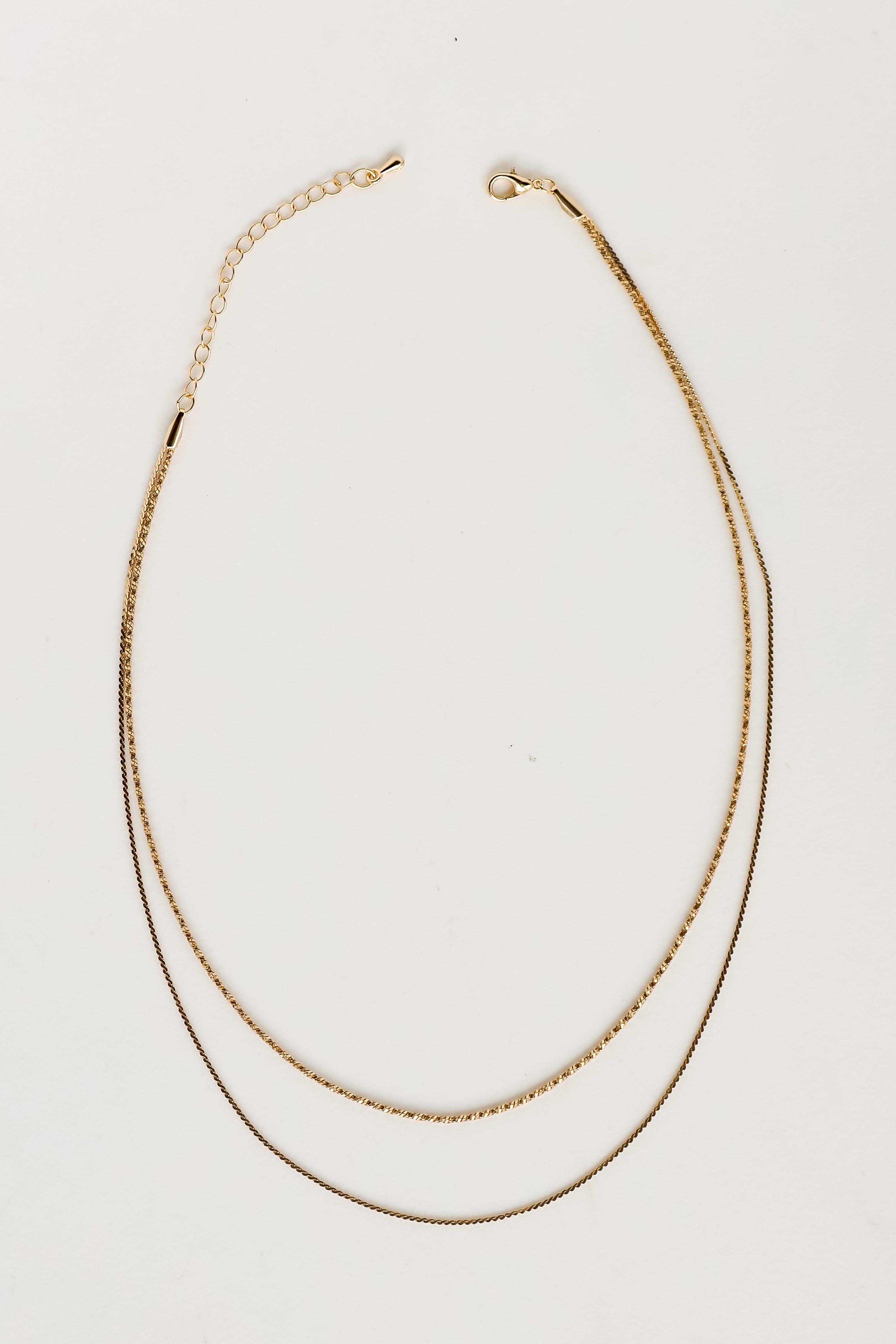 dainty gold necklace