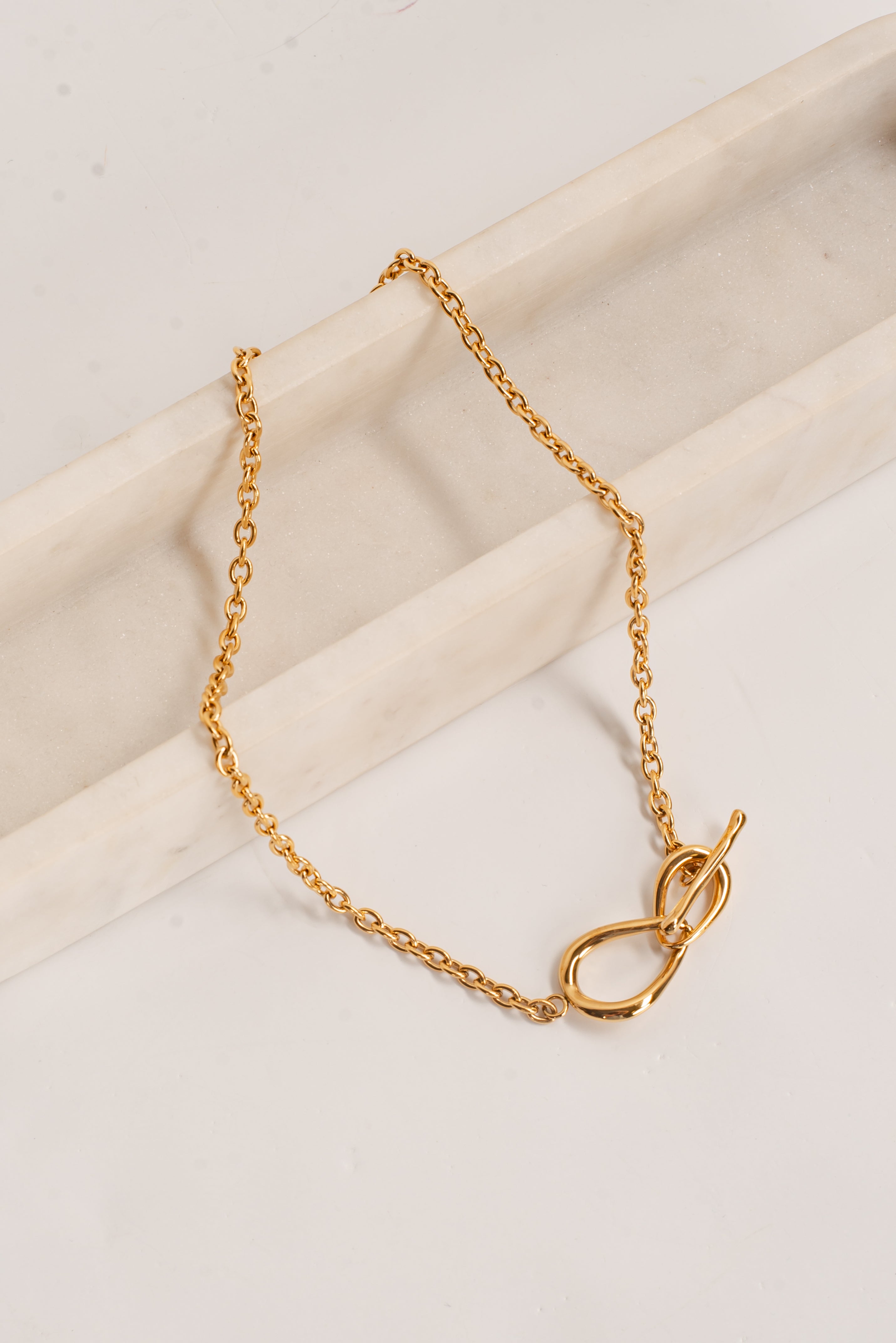 Maggie Gold Chain Necklace