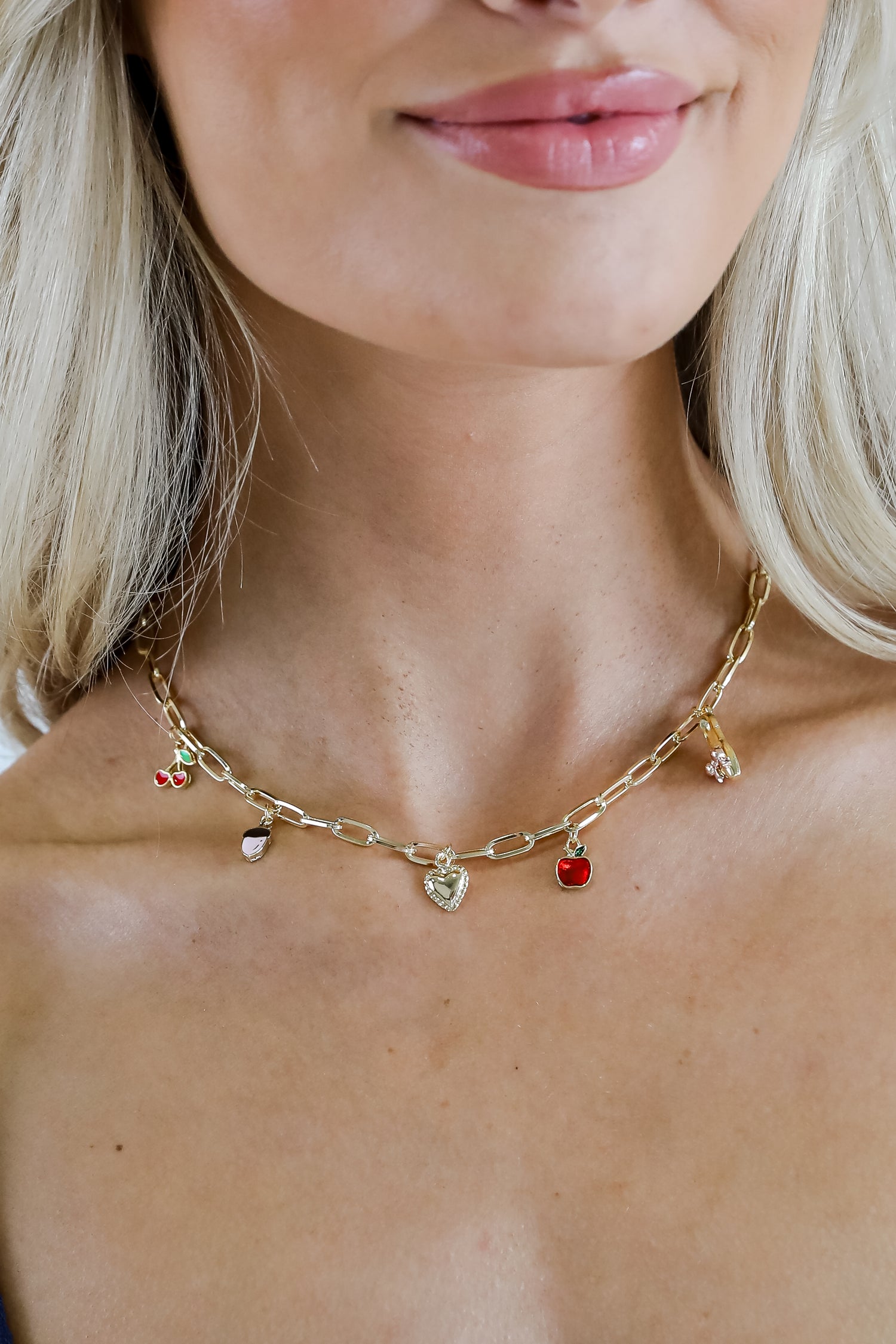 Emily Gold Charm Necklace