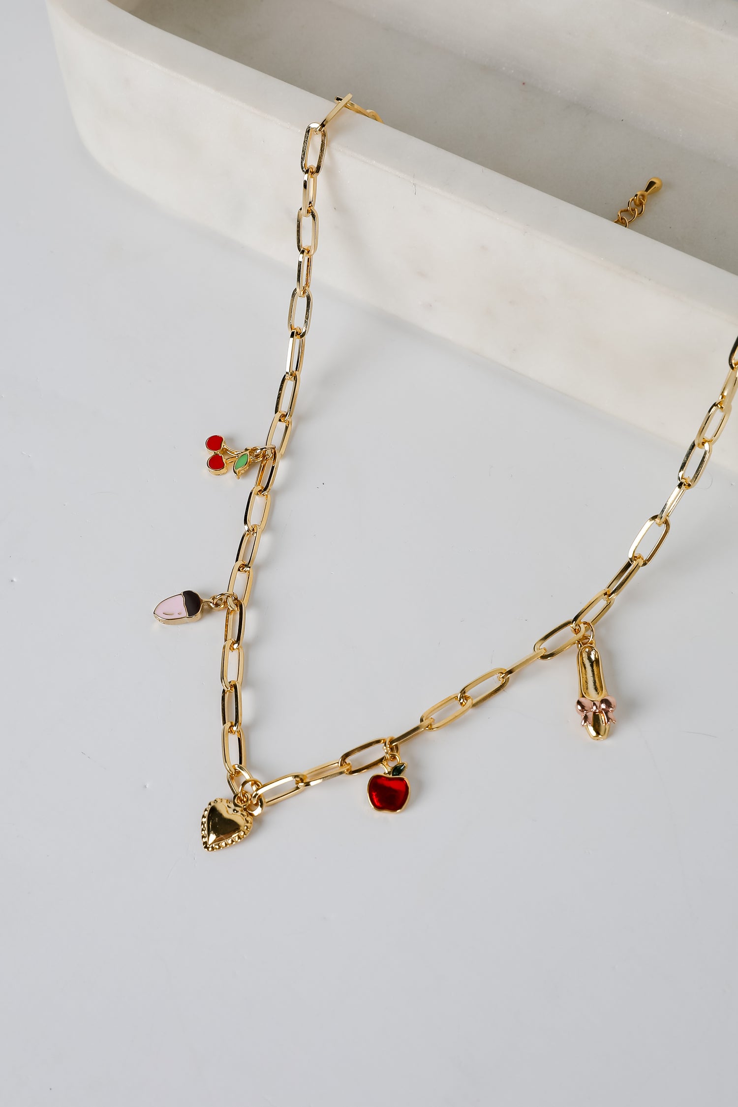 Emily Gold Charm Necklace