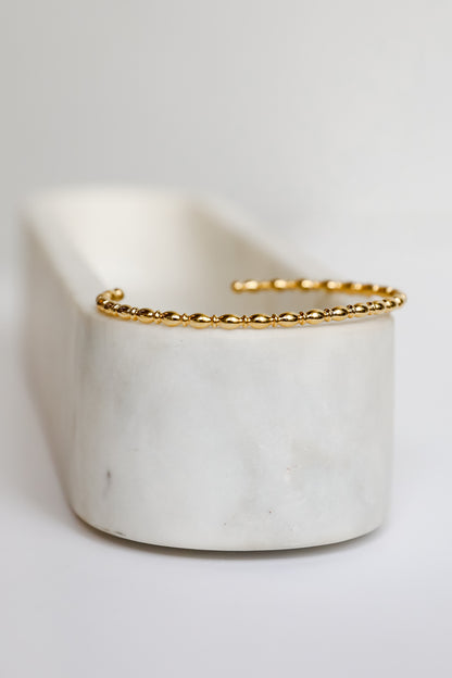 Andrea Gold Cuff Bracelet