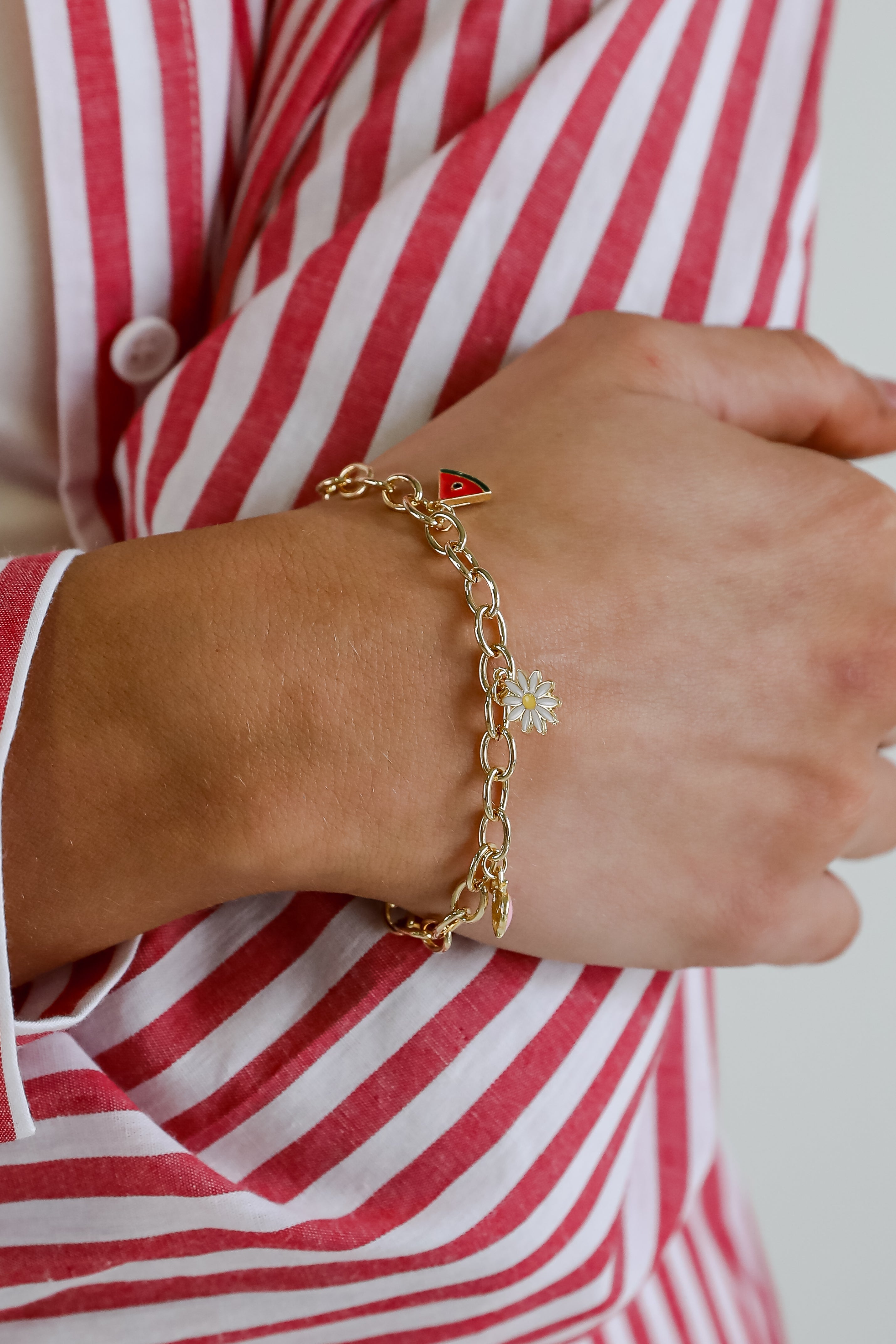 Chloe Gold Charm Bracelet