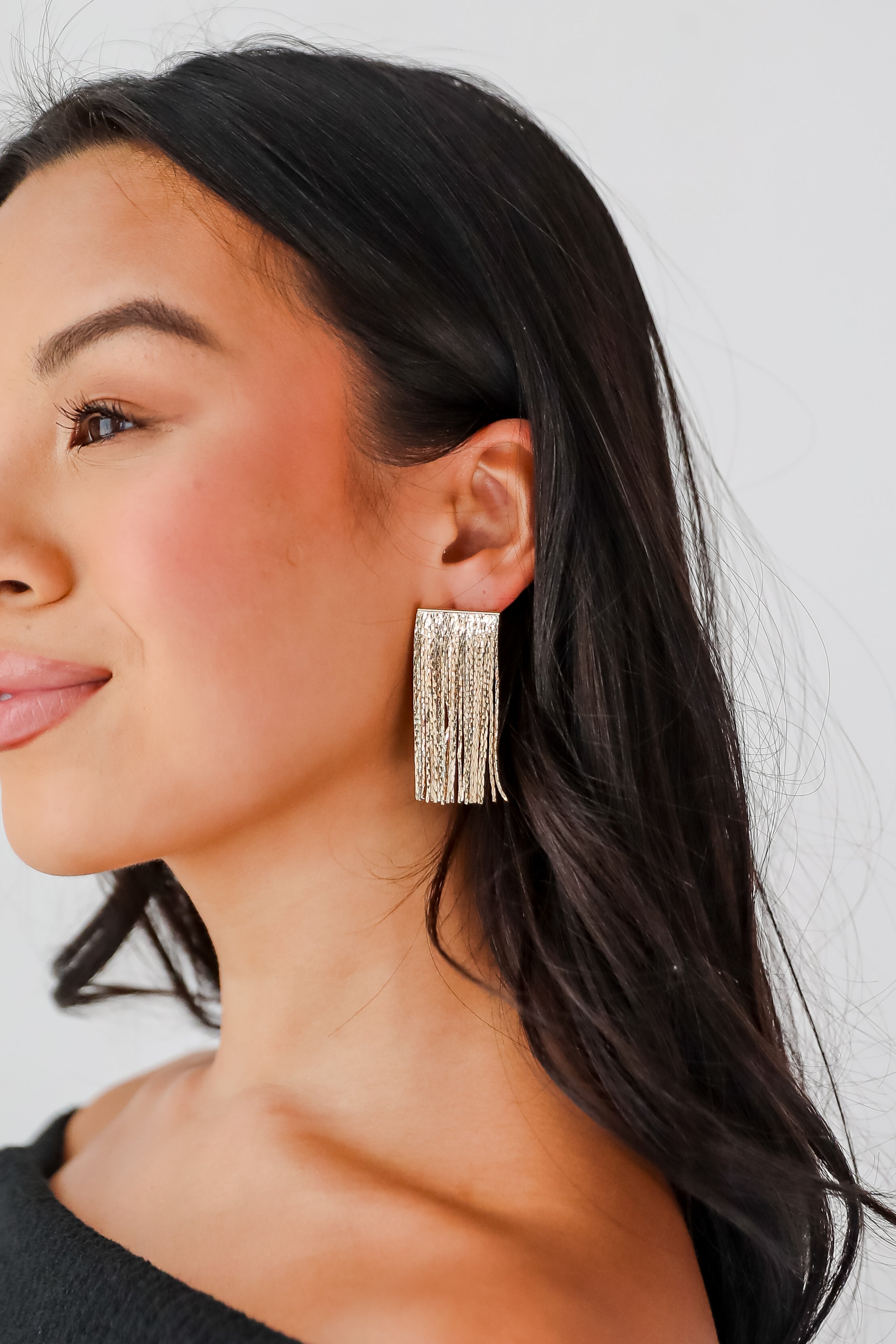 Finley Fringe Chain Earrings