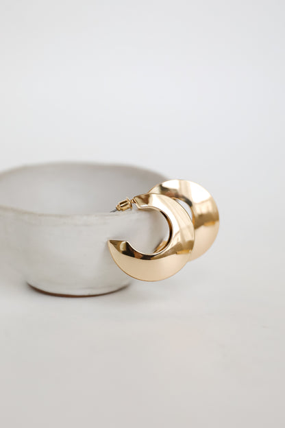 Sadie Gold Hoop Earrings