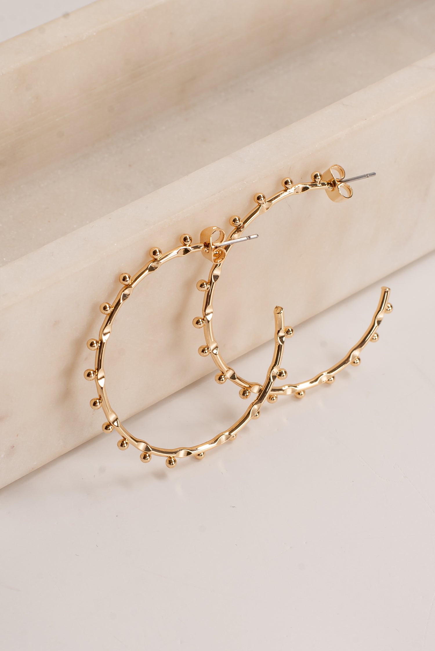 Alisha Gold Hoop Earrings