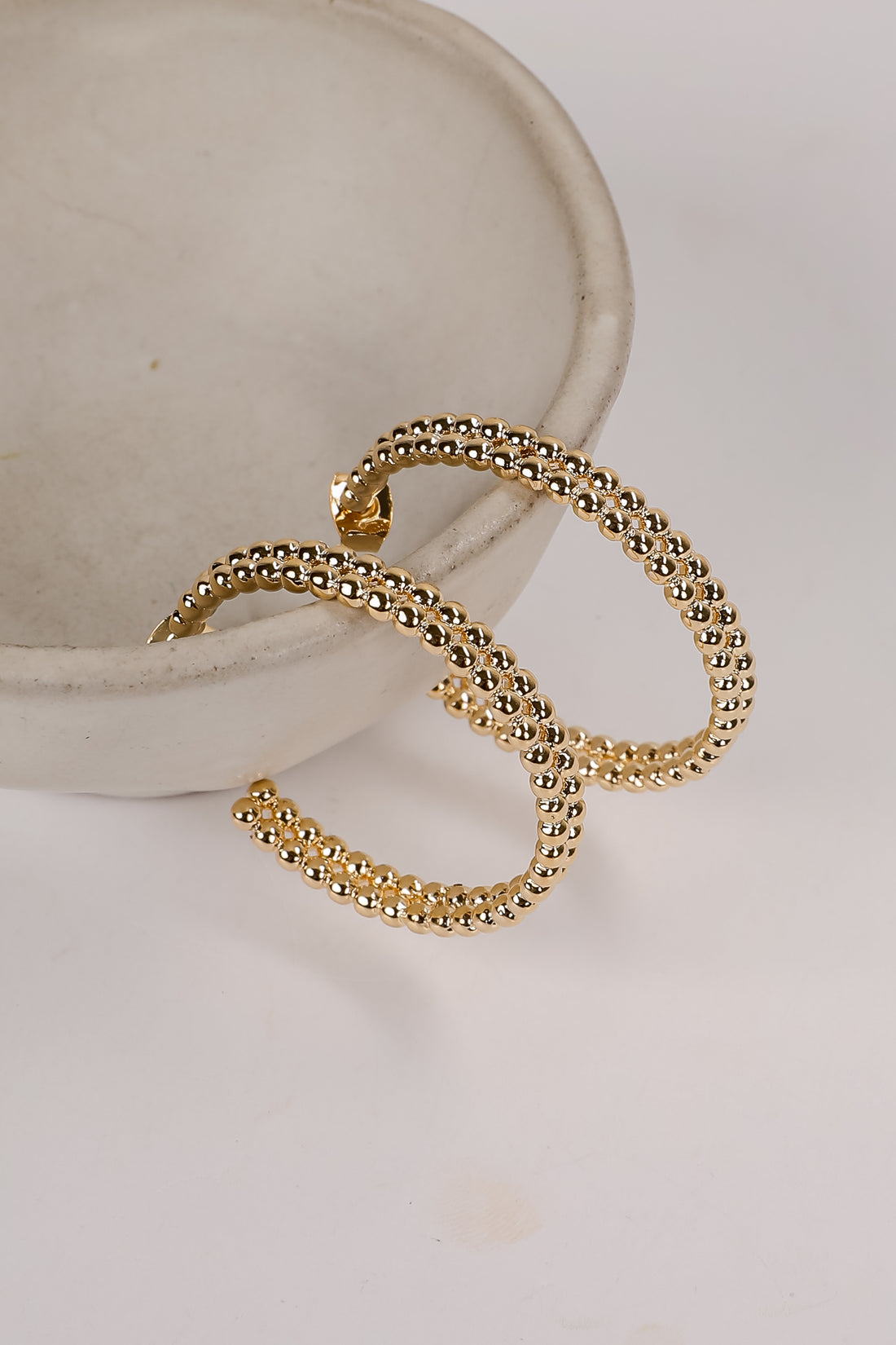 Melanie Gold Hoop Earrings