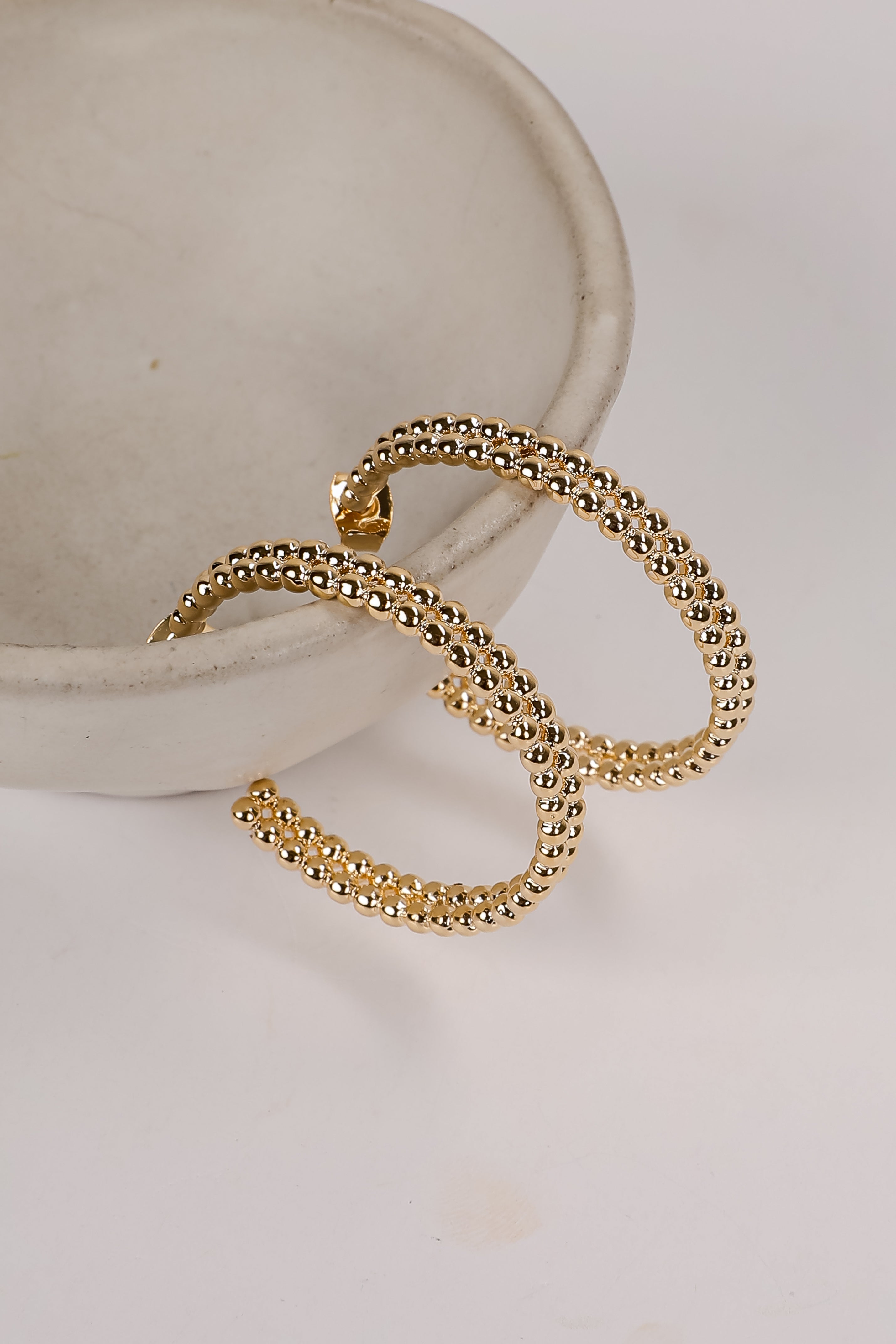 Melanie Gold Hoop Earrings