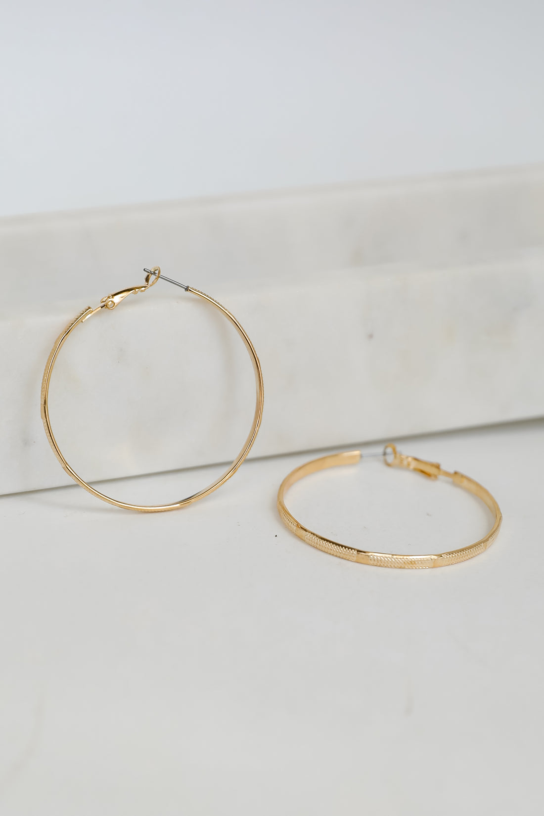 Callie Gold Hoop Earrings