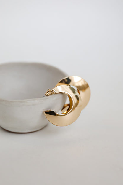 Sadie Gold Hoop Earrings