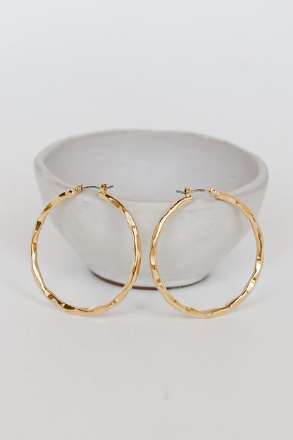 Gold Hoop Earrings