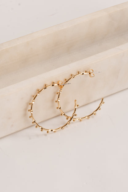 Alisha Gold Hoop Earrings