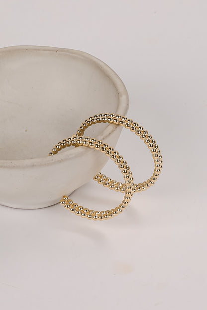 Melanie Gold Hoop Earrings