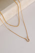Gabby Gold Horseshoe Charm Necklace