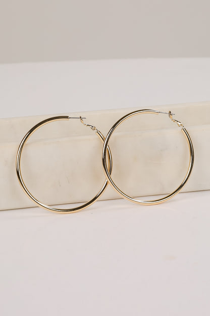 Samantha Gold Hoop Earrings