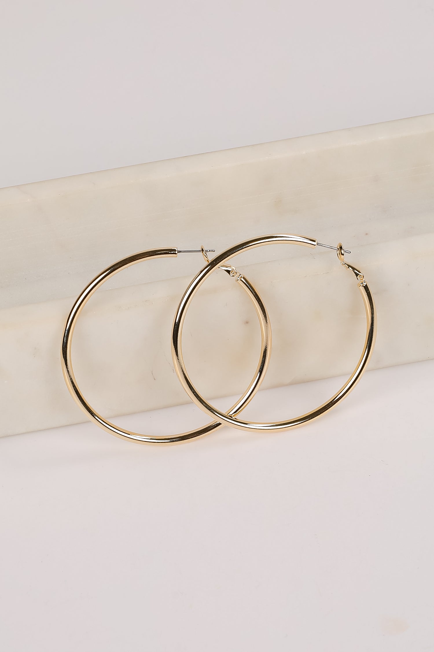 Samantha Gold Hoop Earrings