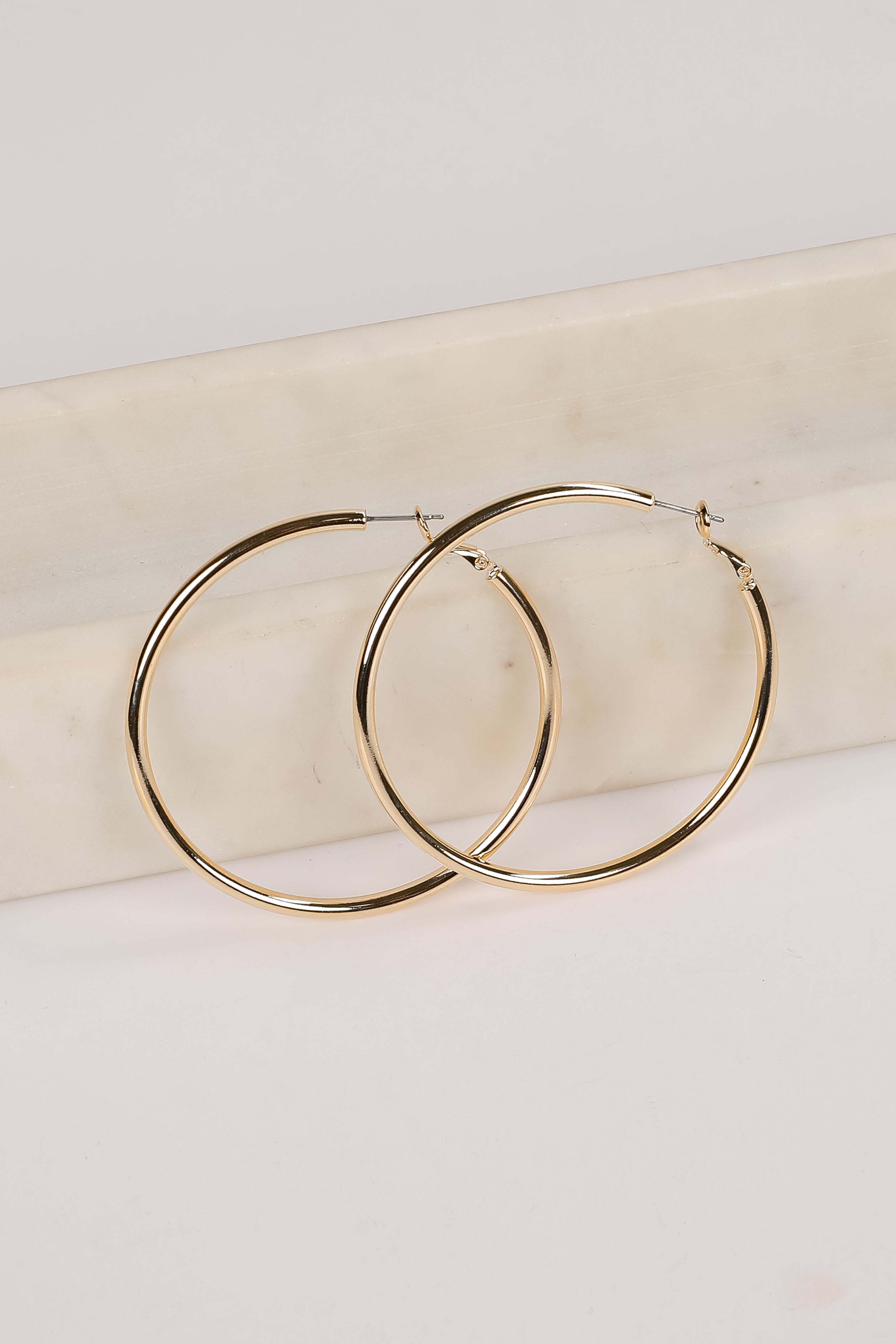Samantha Gold Hoop Earrings