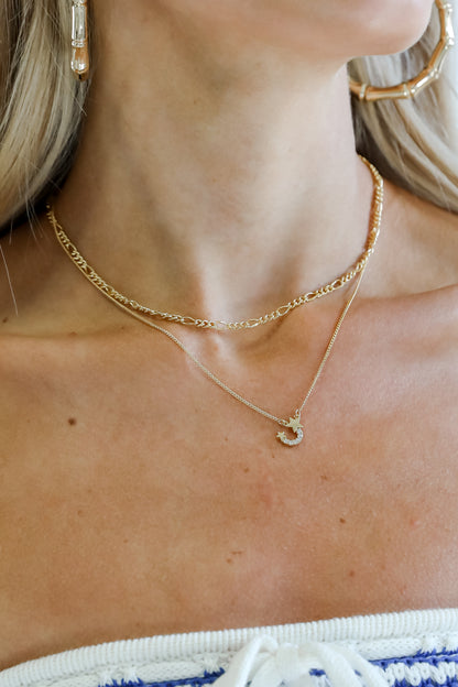 Hazel Gold Layered Chain Necklace