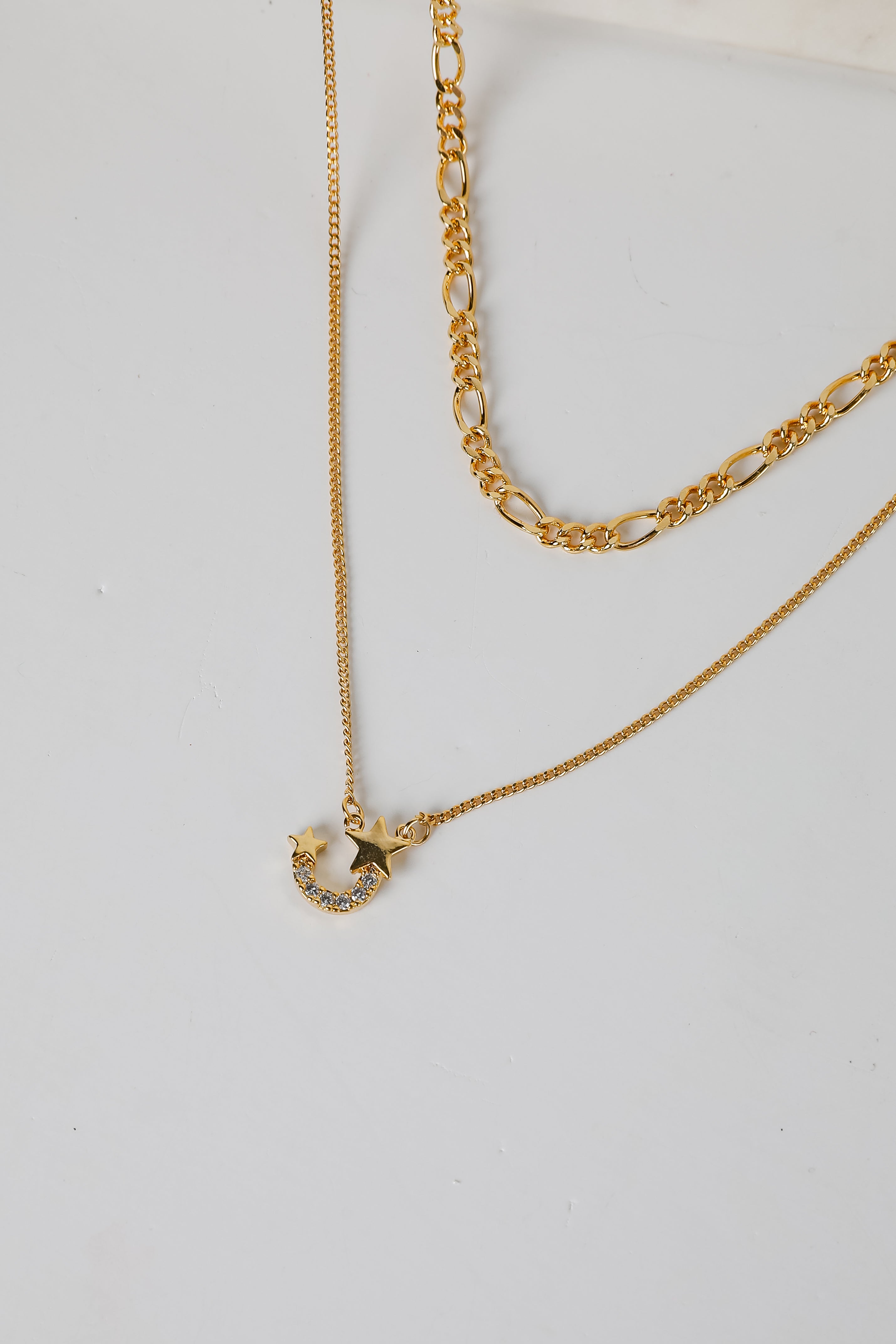 Hazel Gold Layered Chain Necklace
