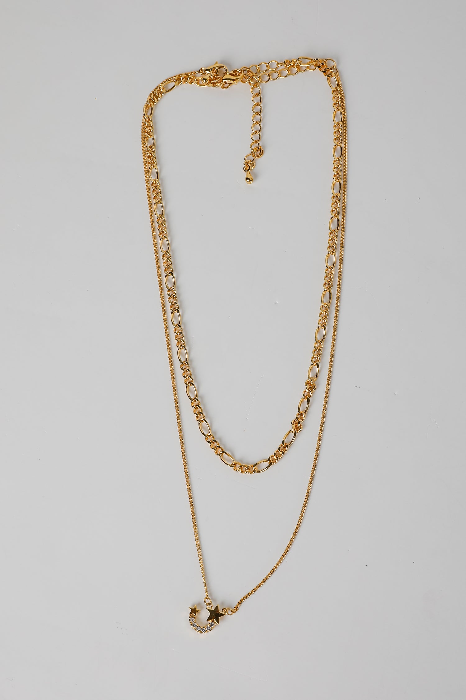 Hazel Gold Layered Chain Necklace