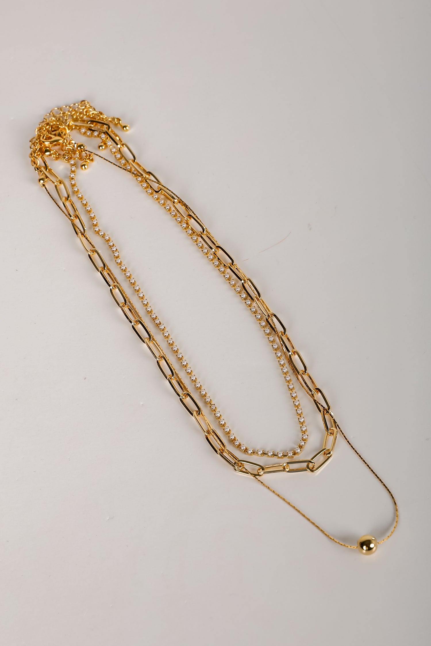 Taylor Gold Layered Chain Necklace