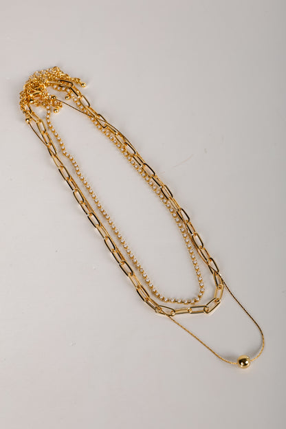 Taylor Gold Layered Chain Necklace