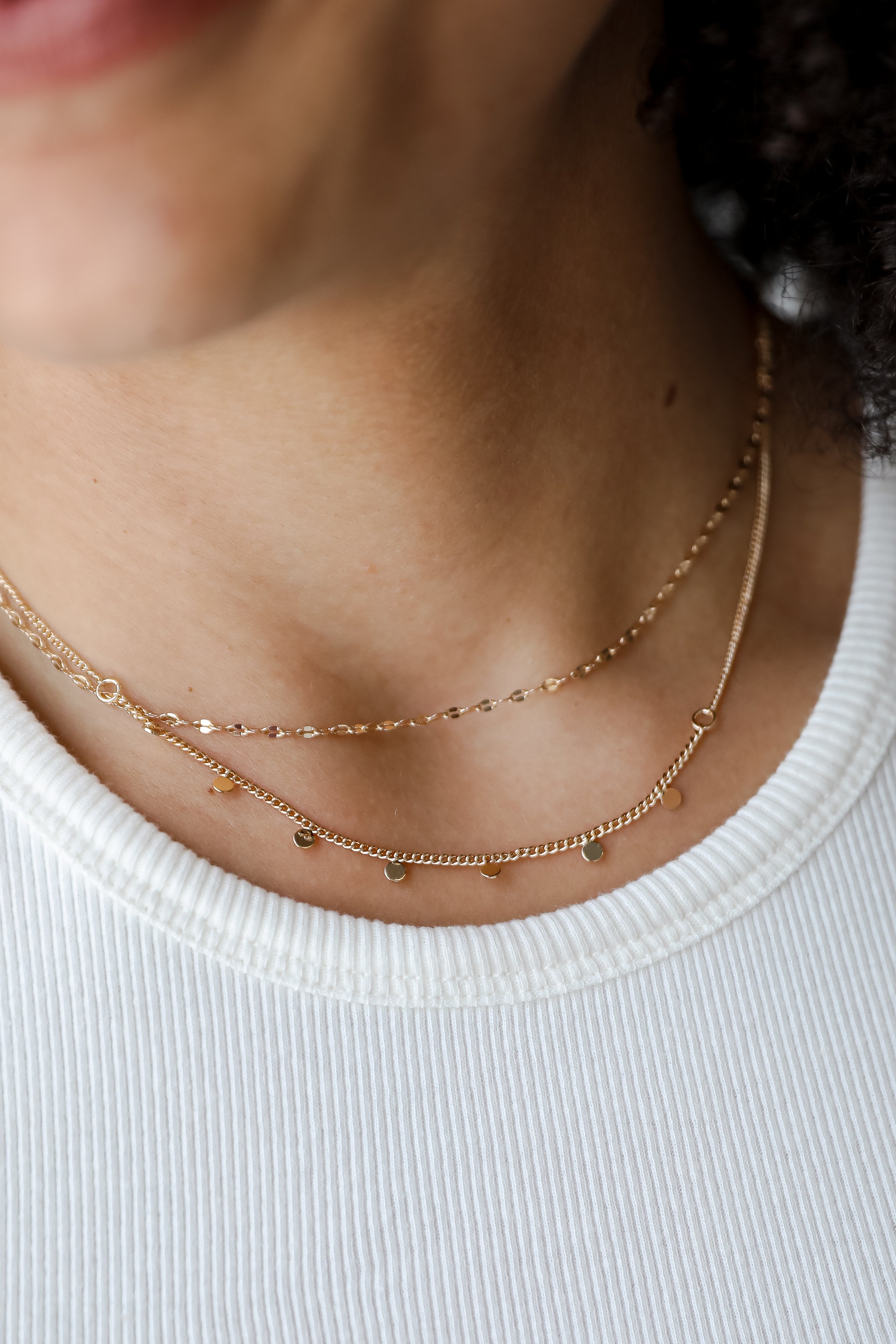 Gold Layered Chain Necklace