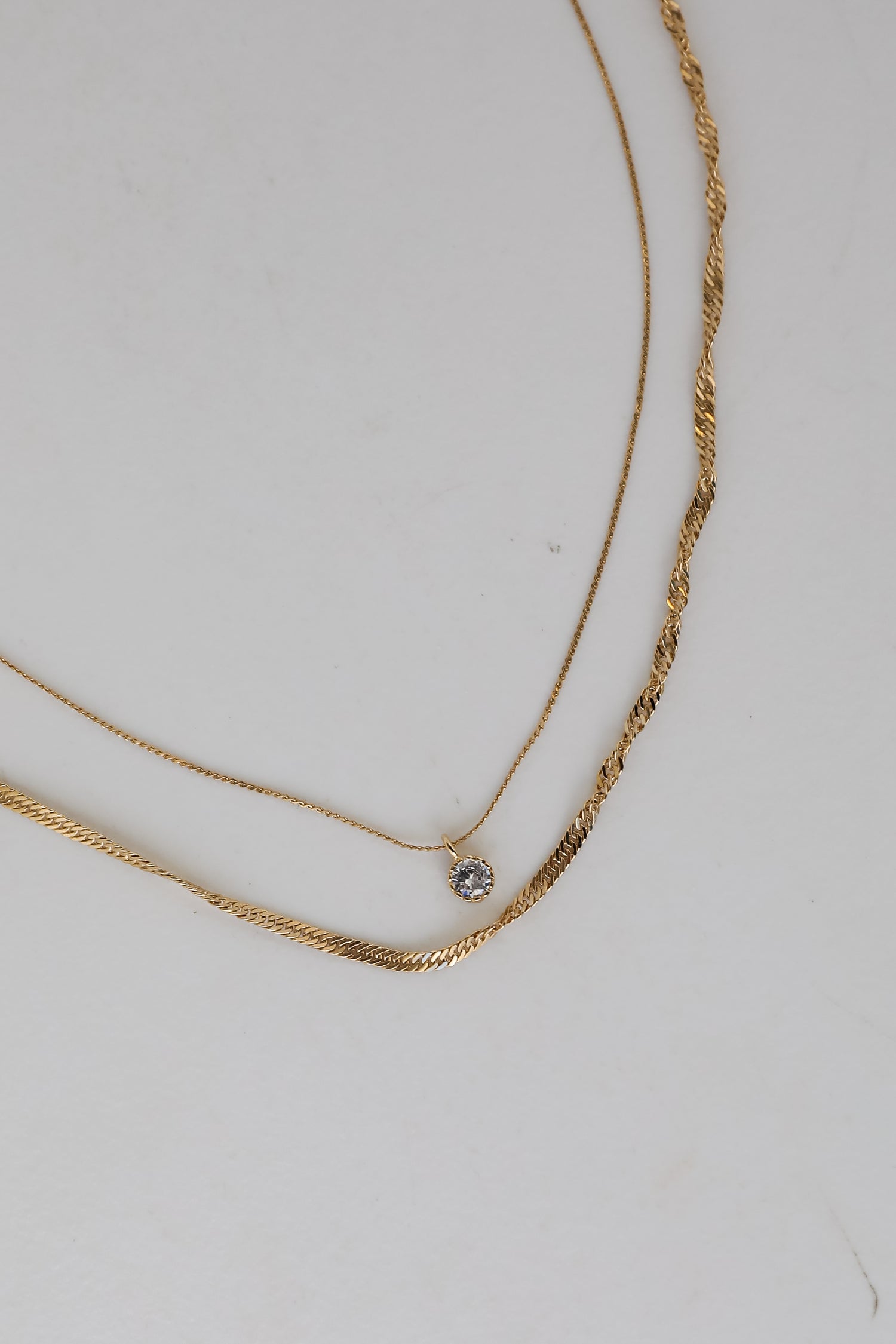 Gold Layered Chain Necklace