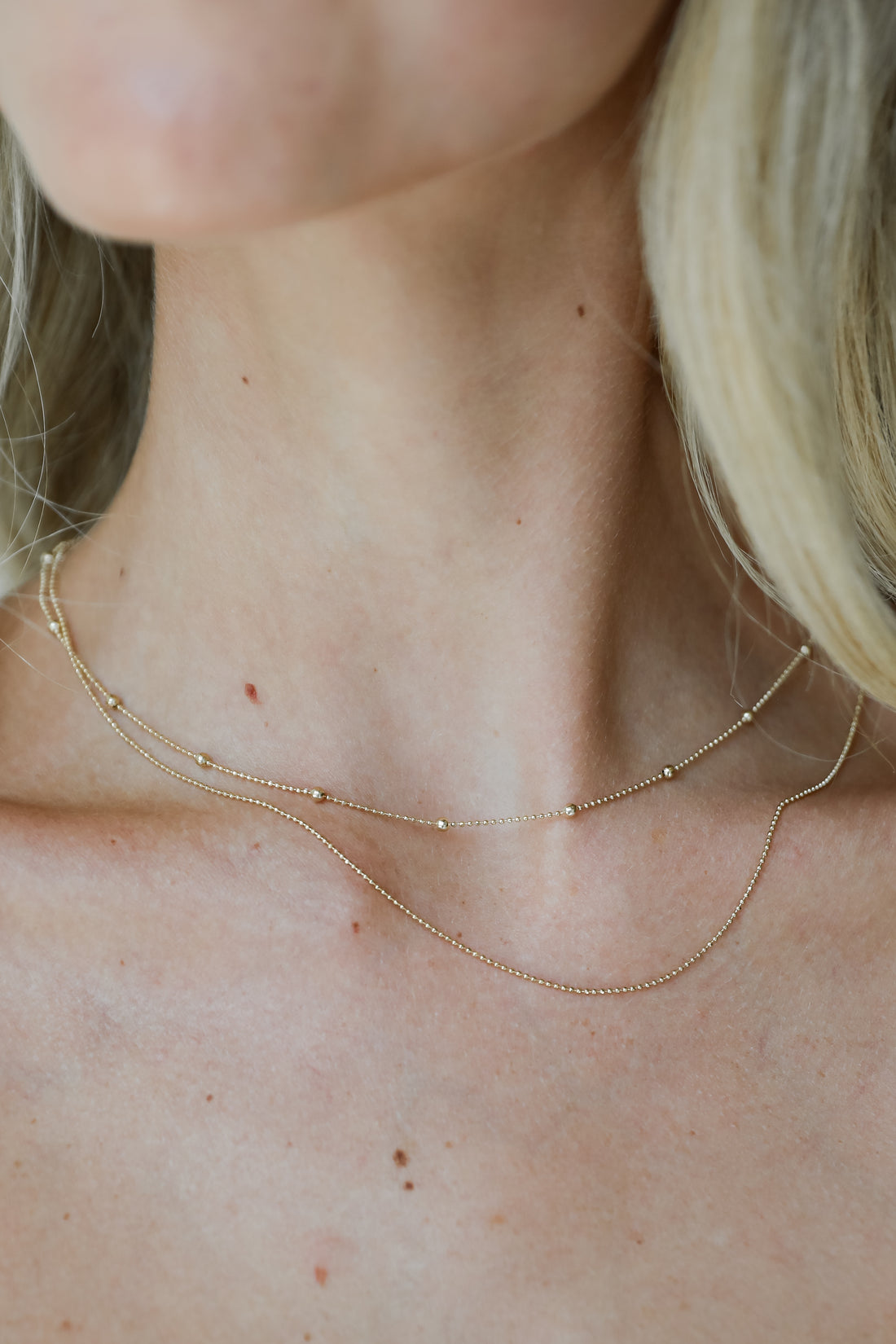 Kinsley Gold Layered Chain Necklace