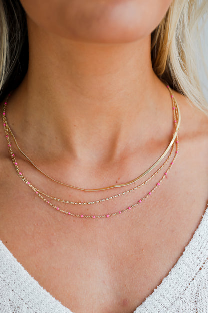 Gold Layered Chain Necklace