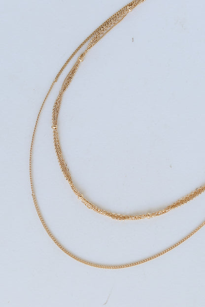 Gold Layered Chain Necklace