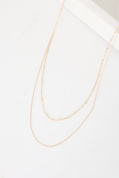 Esther Gold Layered Chain Necklace