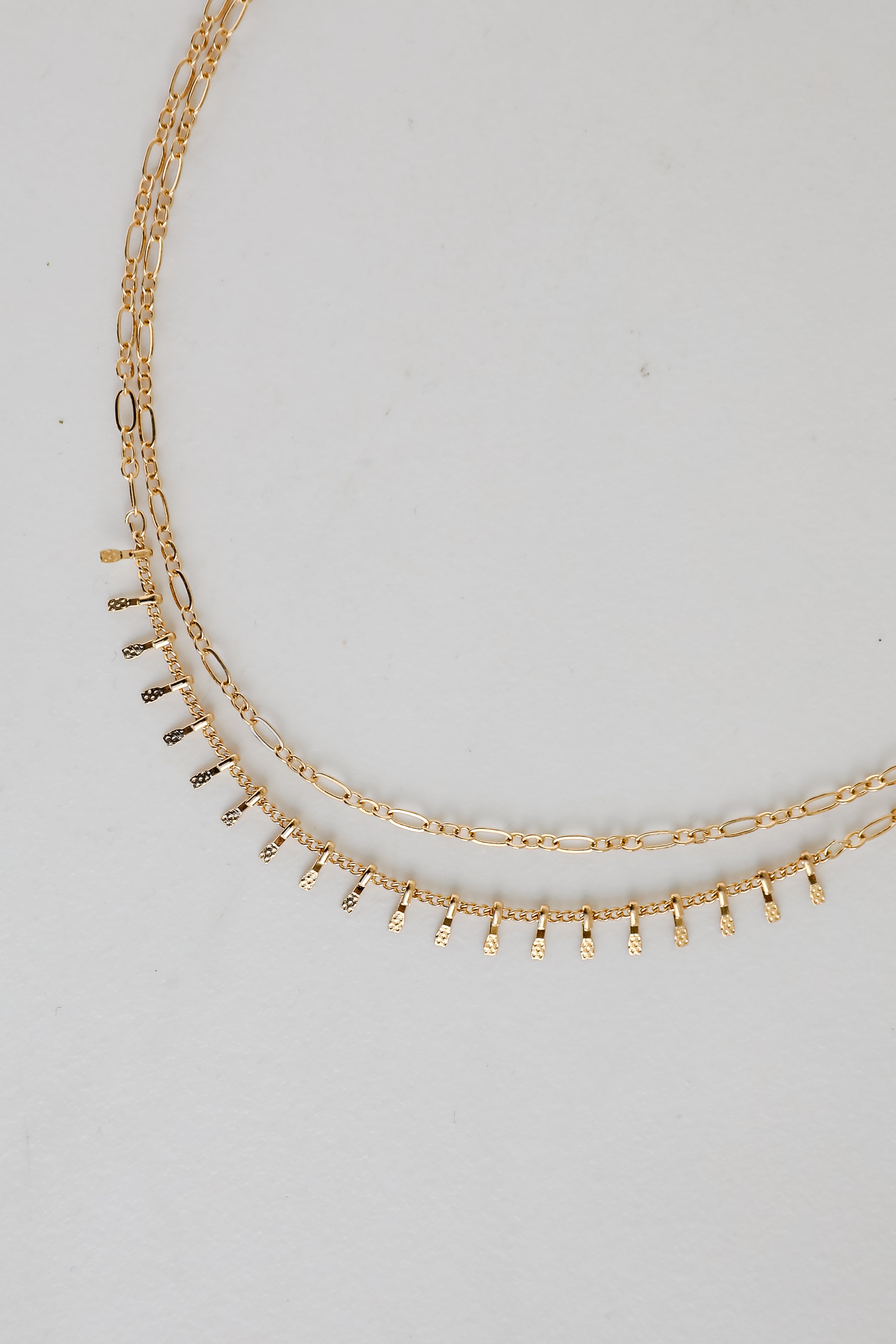 Gold Layered Chain Necklace