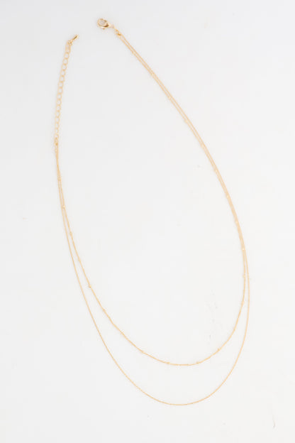 Esther Gold Layered Chain Necklace