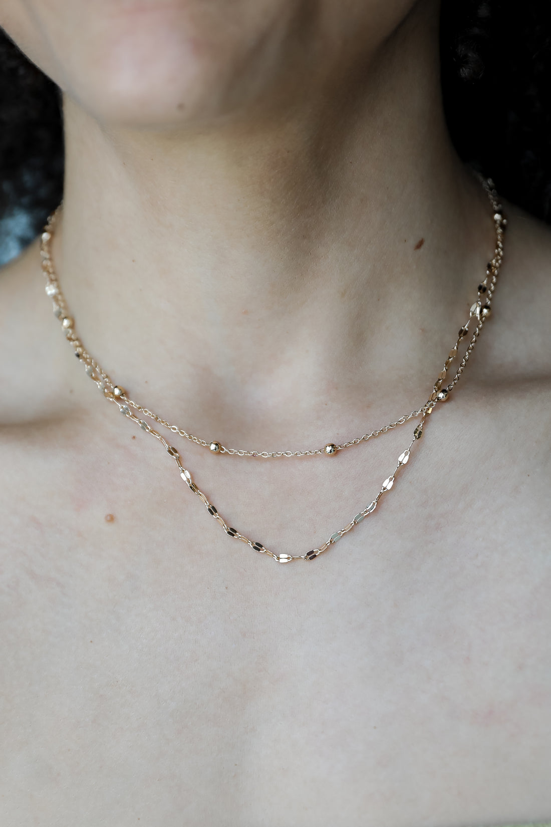 gold necklaces