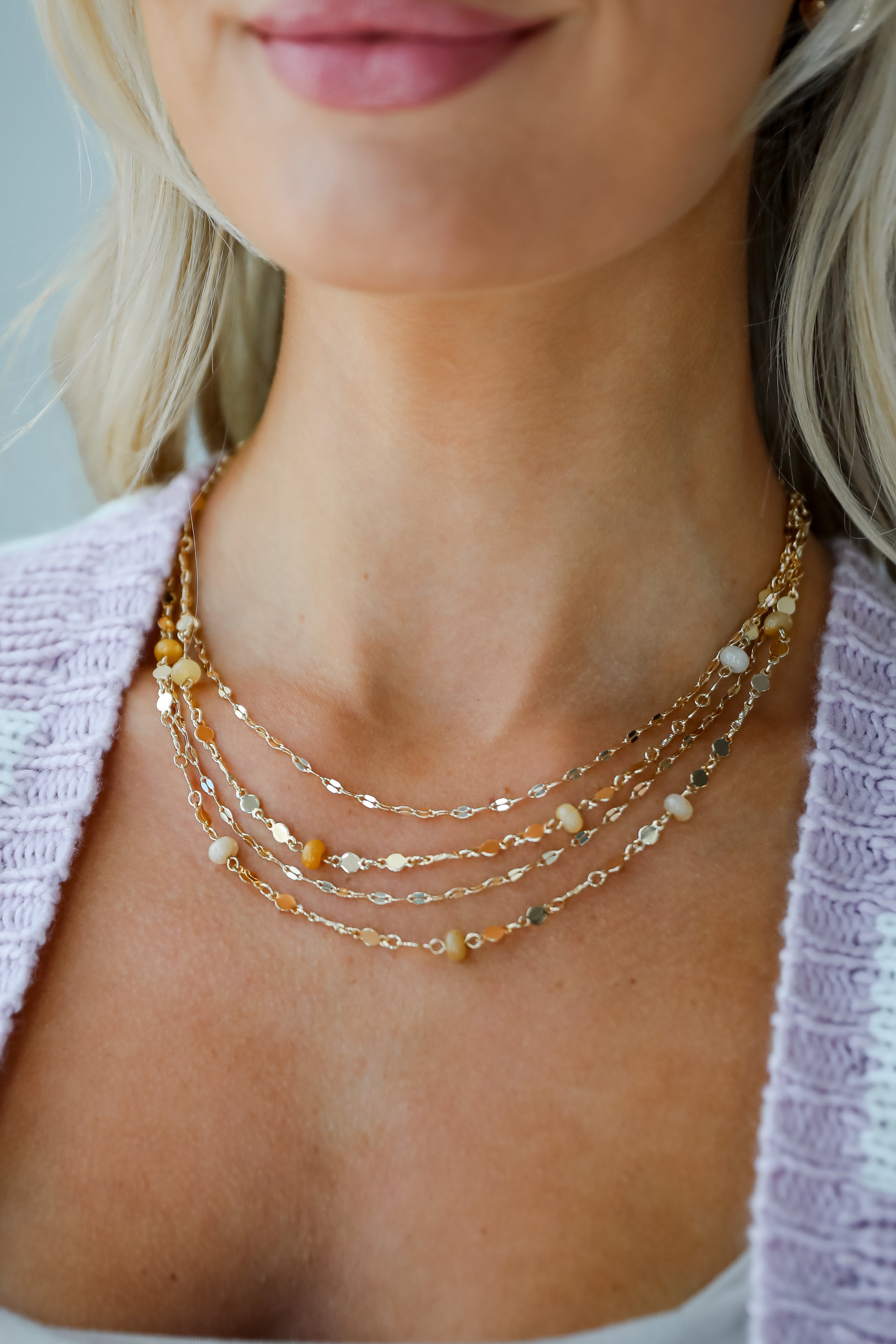 Caroline Natural Layered Necklace