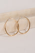 Gracie Gold Oval Hoop Earrings