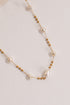 Miley Gold Pearl Chain Necklace