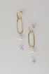 Michelle White Pearl Drop Earrings