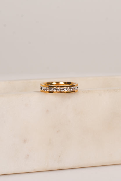 Emilee Gold Rhinestone Ring
